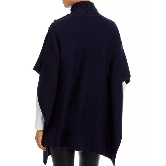 BOSS Landara Poncho Navy - Picture 2 of 15